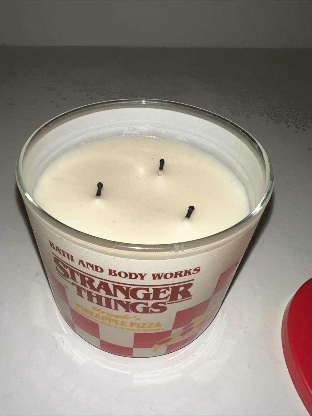 Bath & Body Works Stranger Things Pineapple Pizza Candle - Picture 2 of 3